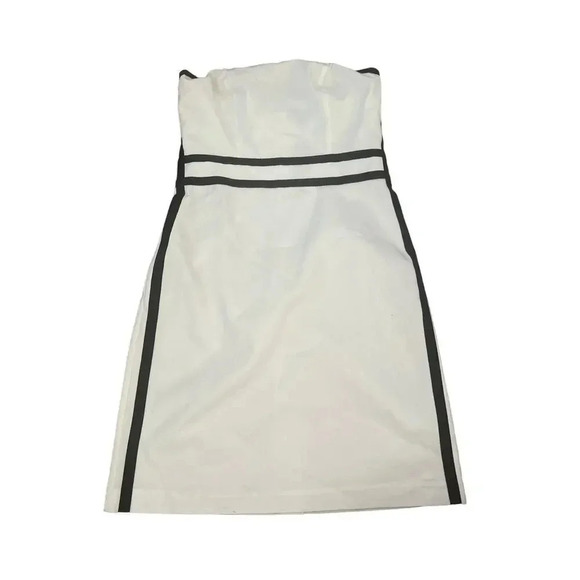 The Limited Women's White & Black Stripe Strapless Midi Dress Size 10 -  cruiseboatoman.com